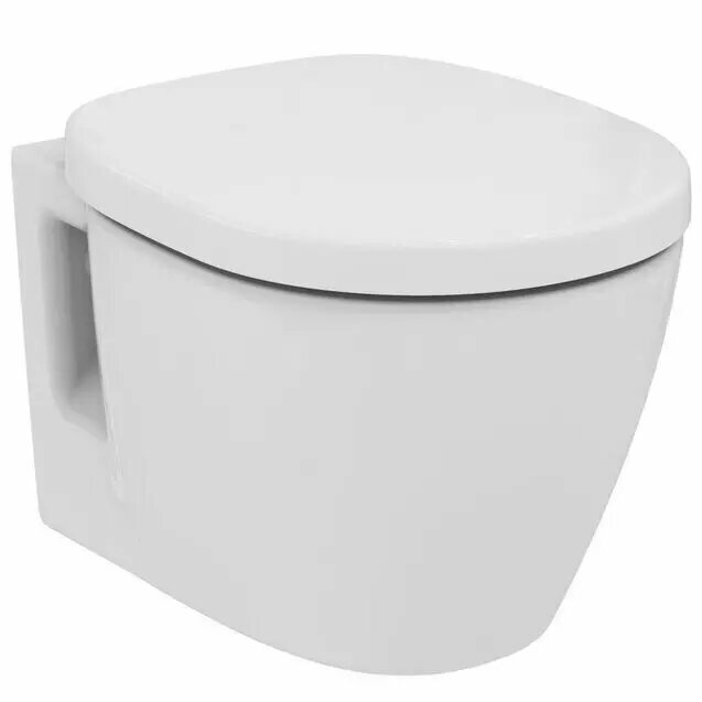 Подвесной унитаз «Ideal Standard» Connect E803501 (E712701) белый с сиденьем дюропласт с микролифтом белое