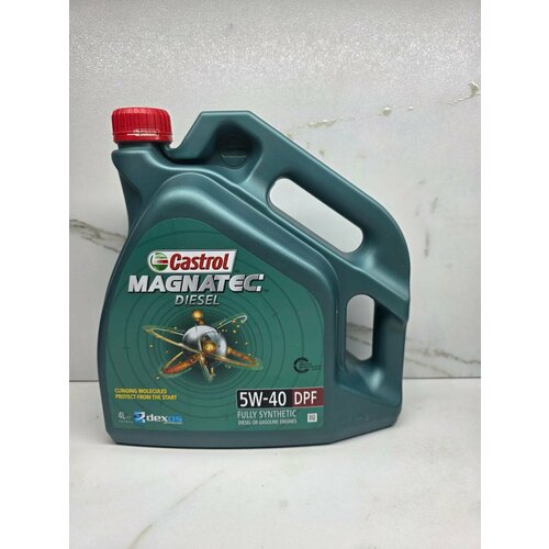фото Полусинтетическое моторное масло castrol magnatec diesel 5w-40 dpf, 4 л, 1 шт. 156edd