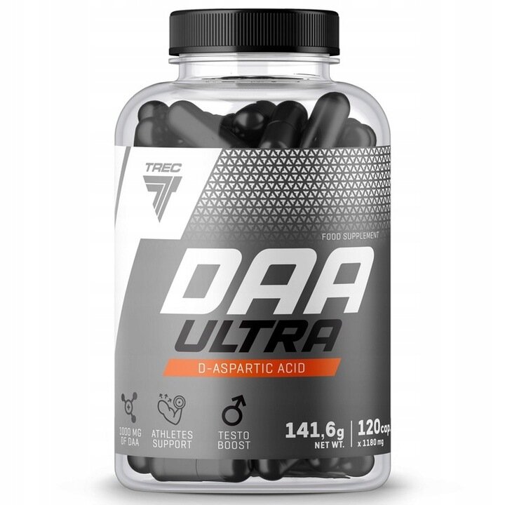 Картинки Trec Nutrition DAA Ultra, D-аспарагиновая кислота, 120 капс, банка, без вкуса