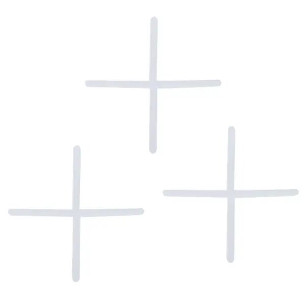 Крестики для кафельной плитки Стройбат 1 мм 100 шт.