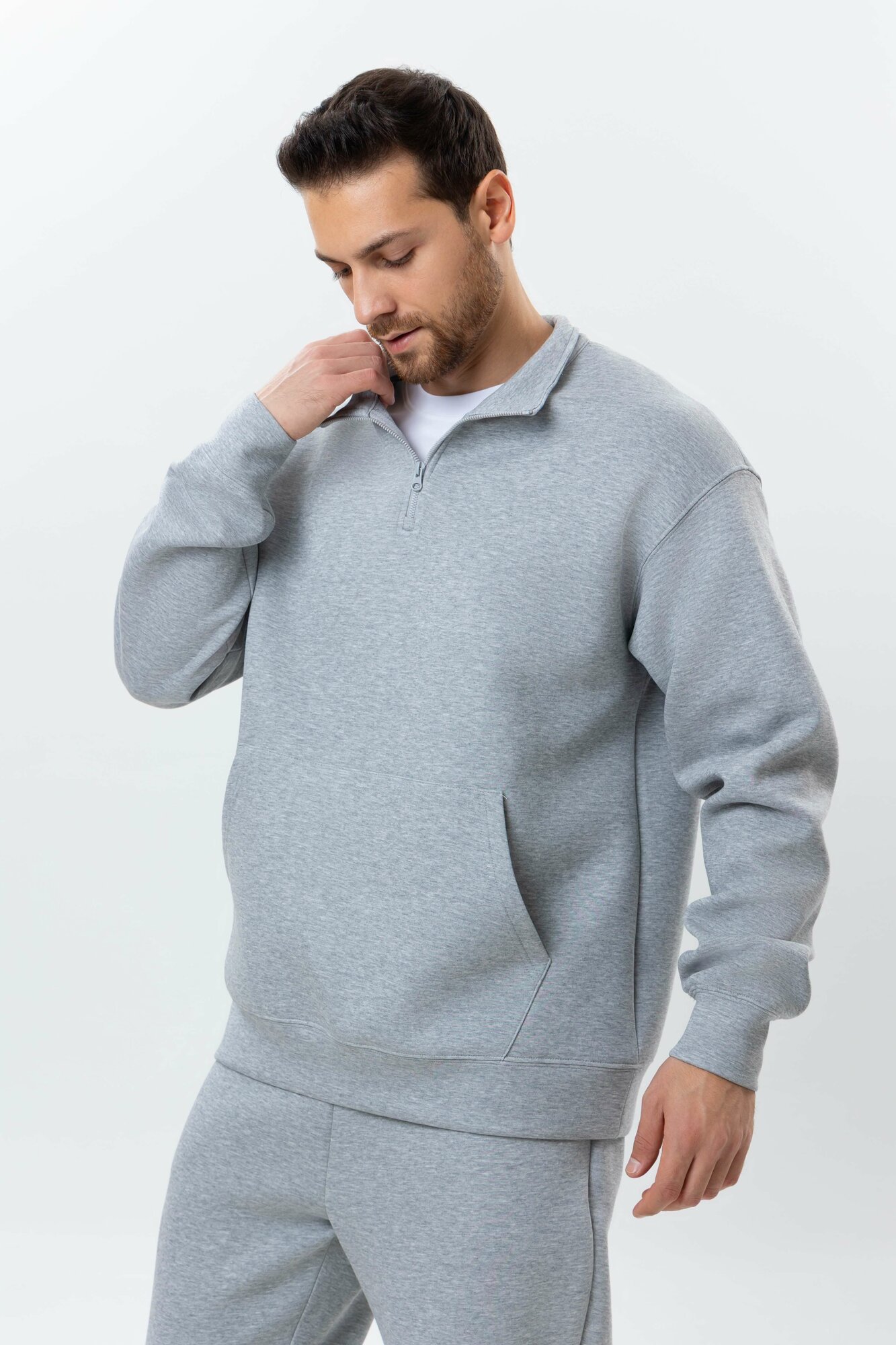 Толстовка TERRA PRO, размер 2XL, , grey