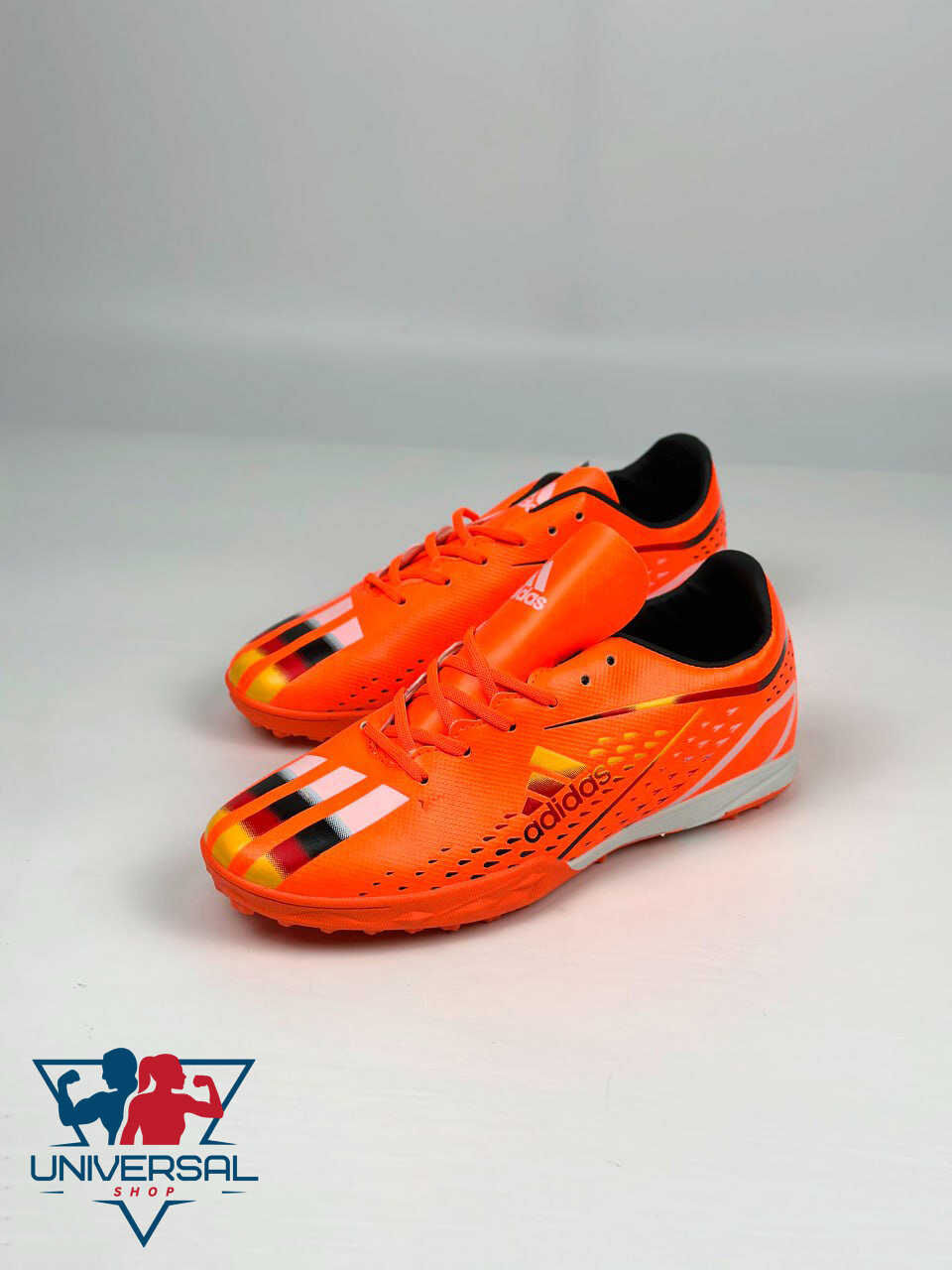 Бутсы adidas, размер 40, оранжевый — фото 1