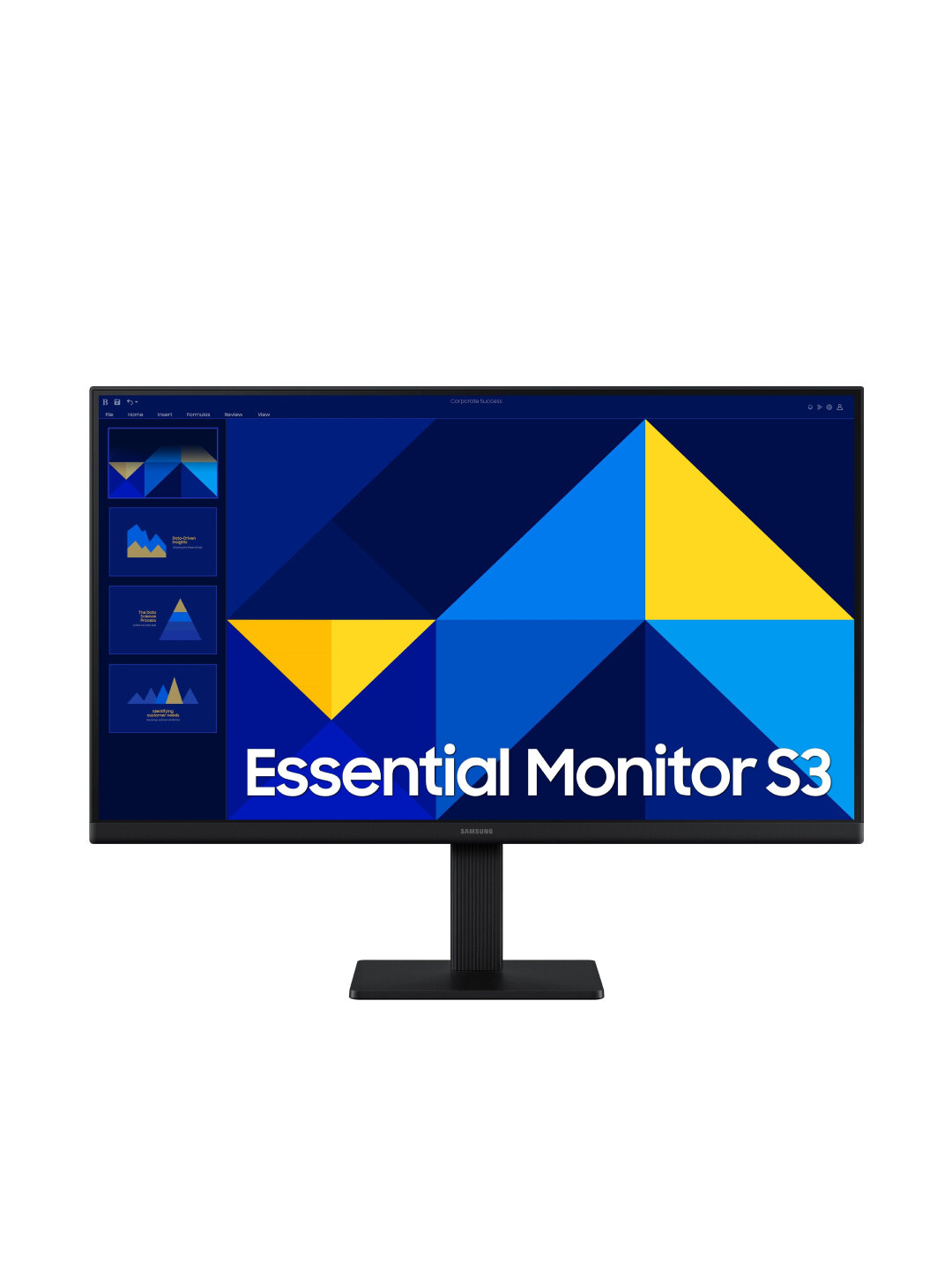 Офисный и игровой монитор Samsung 23.8" Essential S3 S24D300 D-Sub, HDMI, IPS, 100 Hz