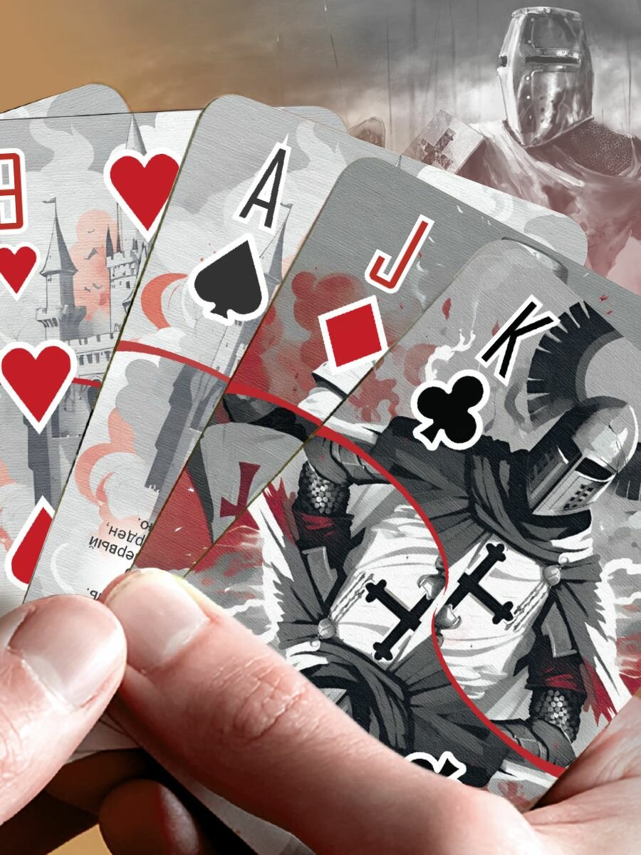 Карты игральные Крестоносцы, 54 штуки — фото 1