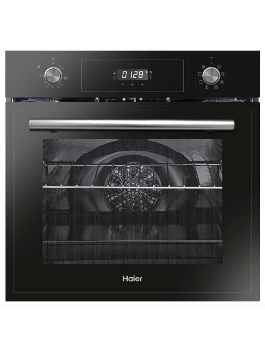 Электрический Духовой шкаф Haier HOD-PM08TGB с грилем и конвекцией черный