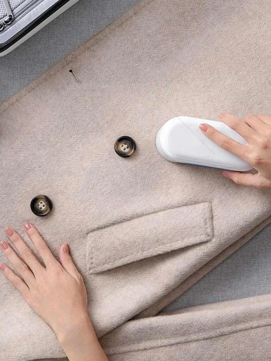 Электрическая машинка для удаления катышков, мини-триммер, уход за одеждой — фото 1