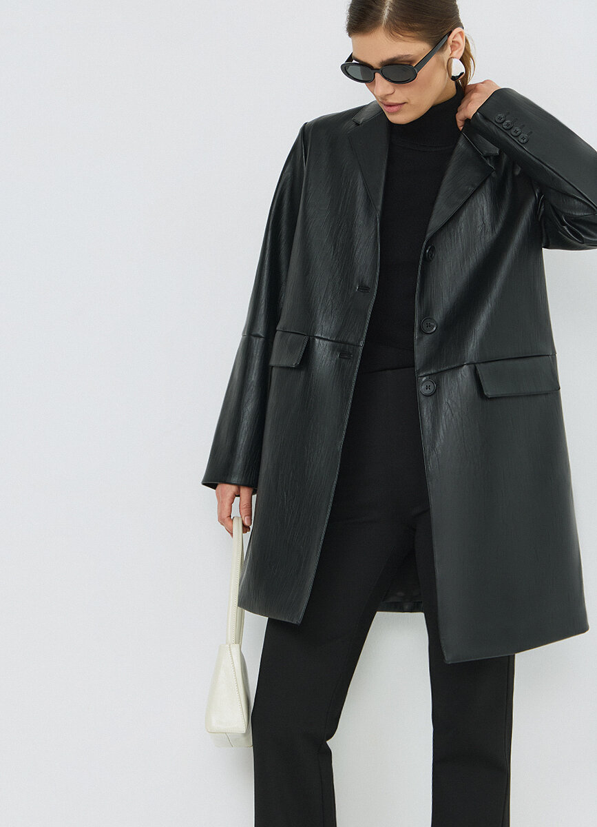 Плащ O'STIN, размер S, черный