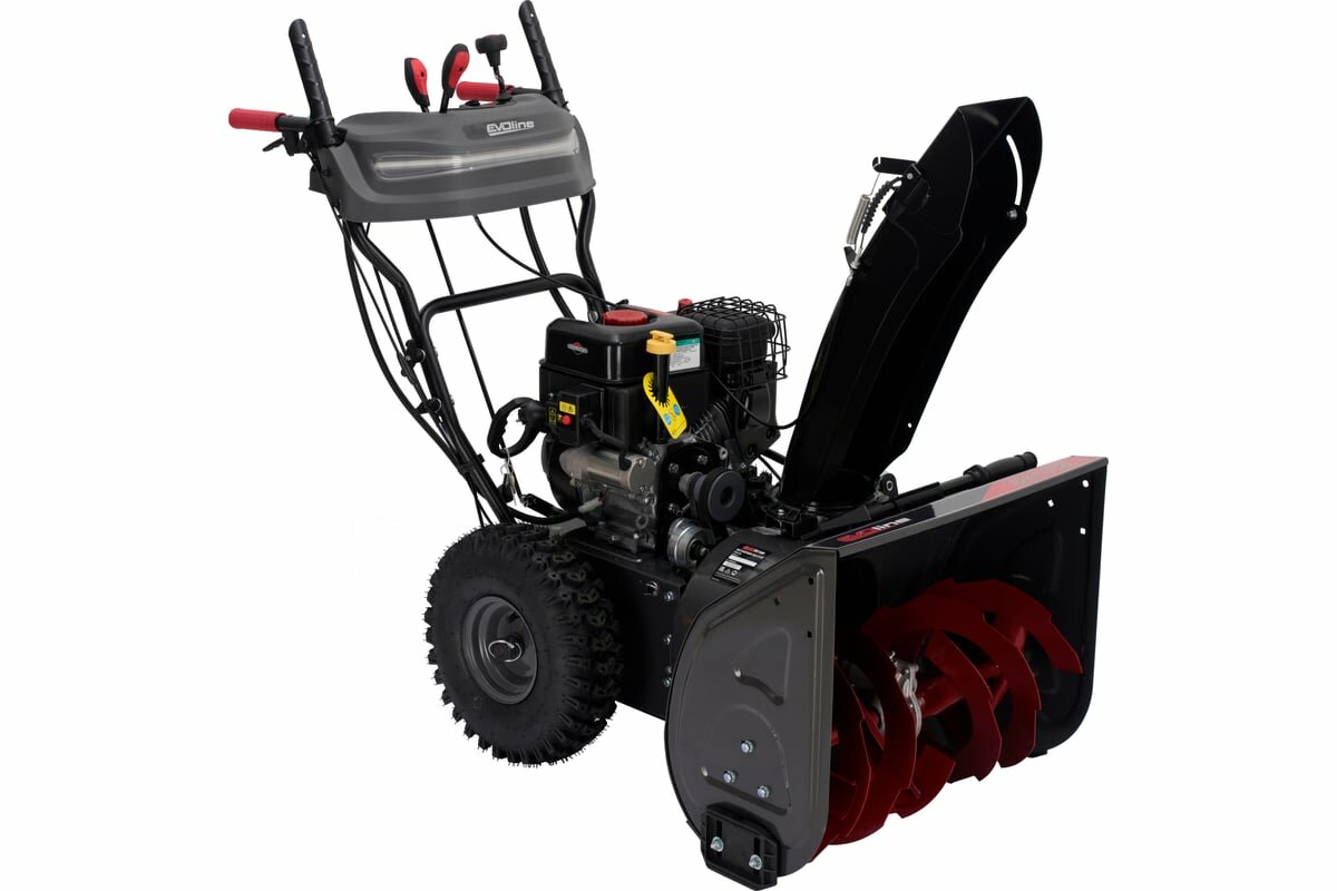 Снегоуборщик бензиновый EVOline SBG 610 BE Briggs&Stratton 6.5 л. с 61х52см6вперед/2 назад фара подогрев ручек