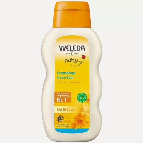 Изображение товара Молочко WELEDA, для купания, с календулой, для малышей, без консервантов и красителей, 200мл