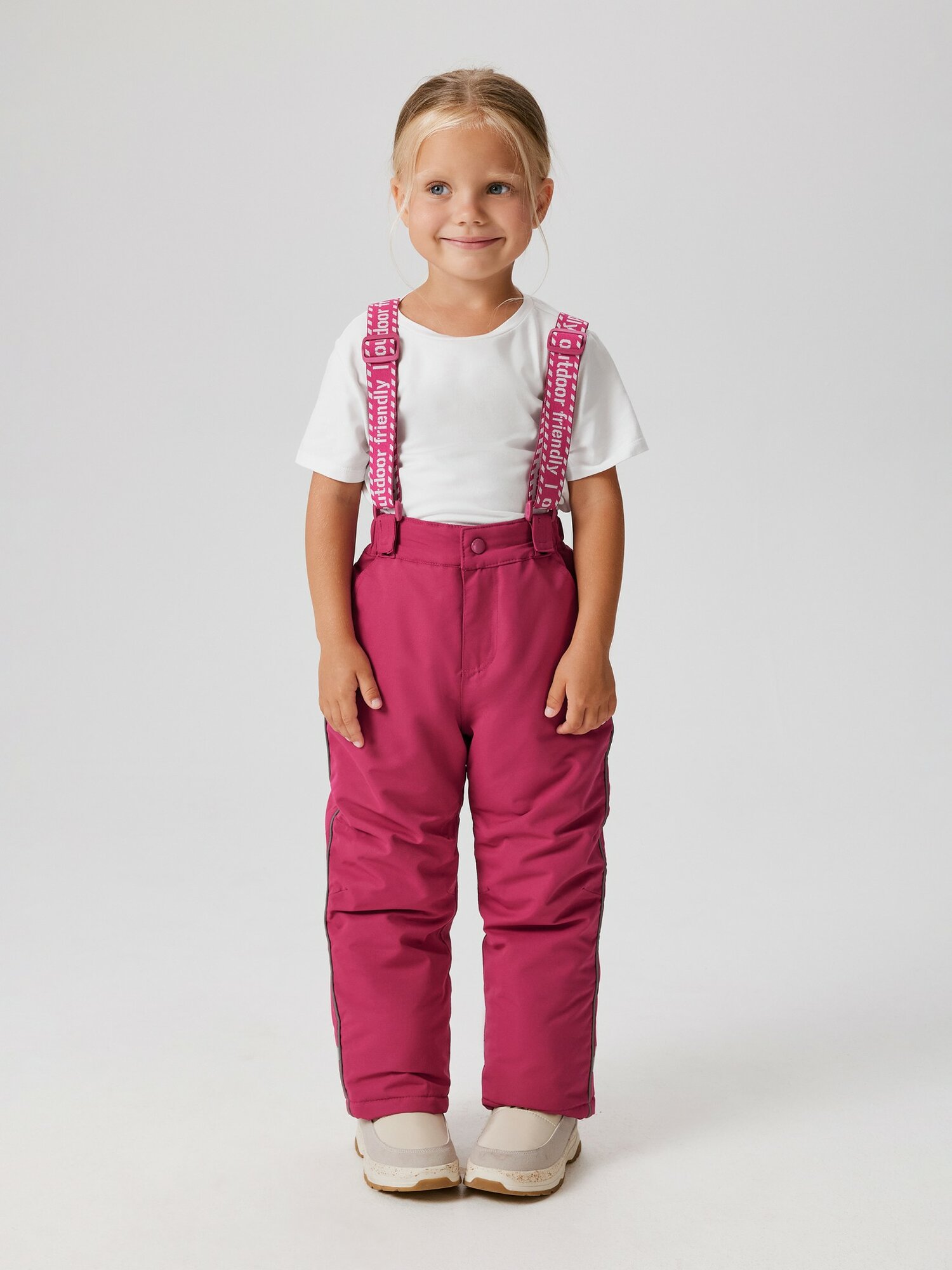 Брюки утеплённые Acoola размер 104  фуксия