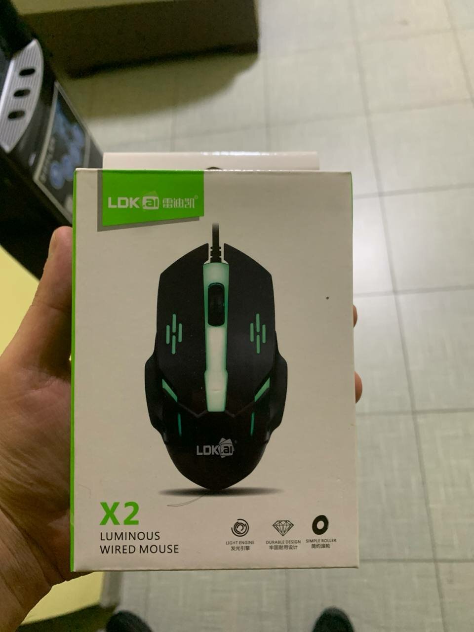 Проводная мышь LDK X2, с оптическим лазерным сенсором, micro USB