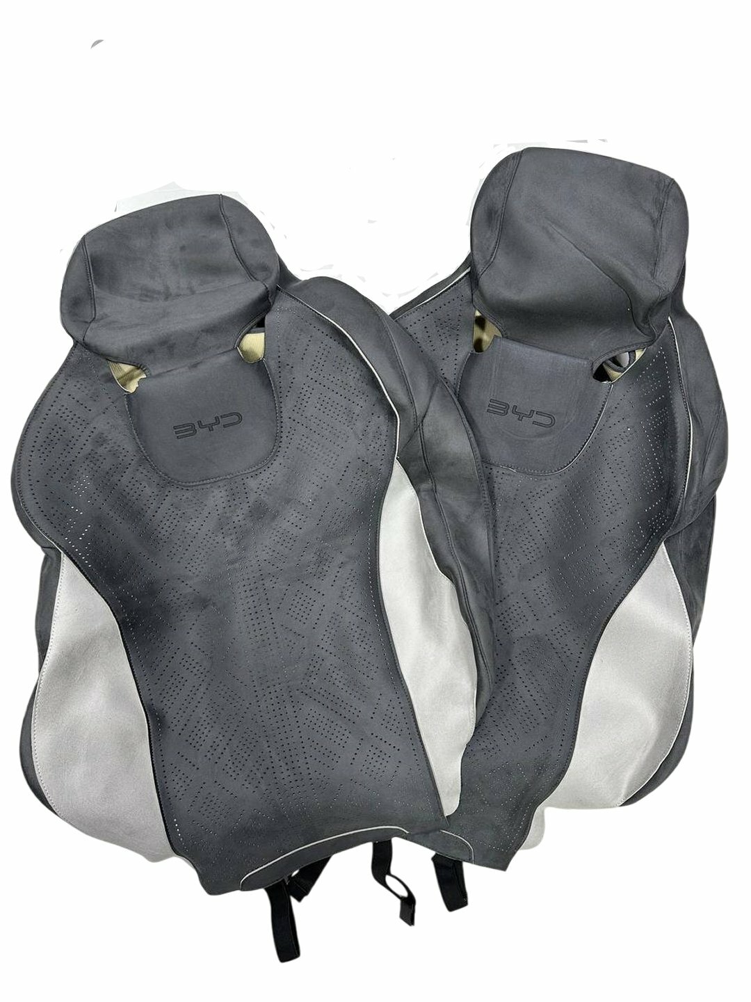 Чехол для автомобильных сидений модели BYD YUAN UP темно-серый