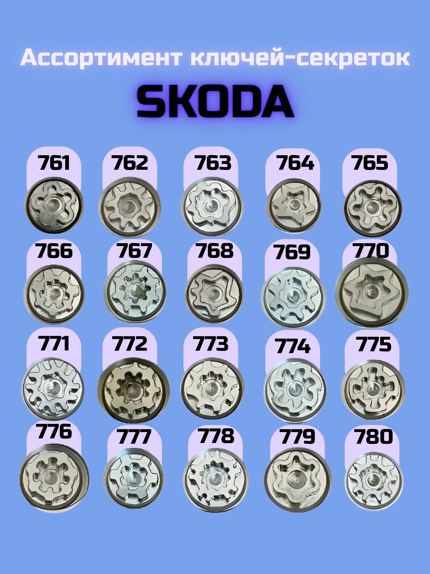 Секретка SKODA #768 — фото 1