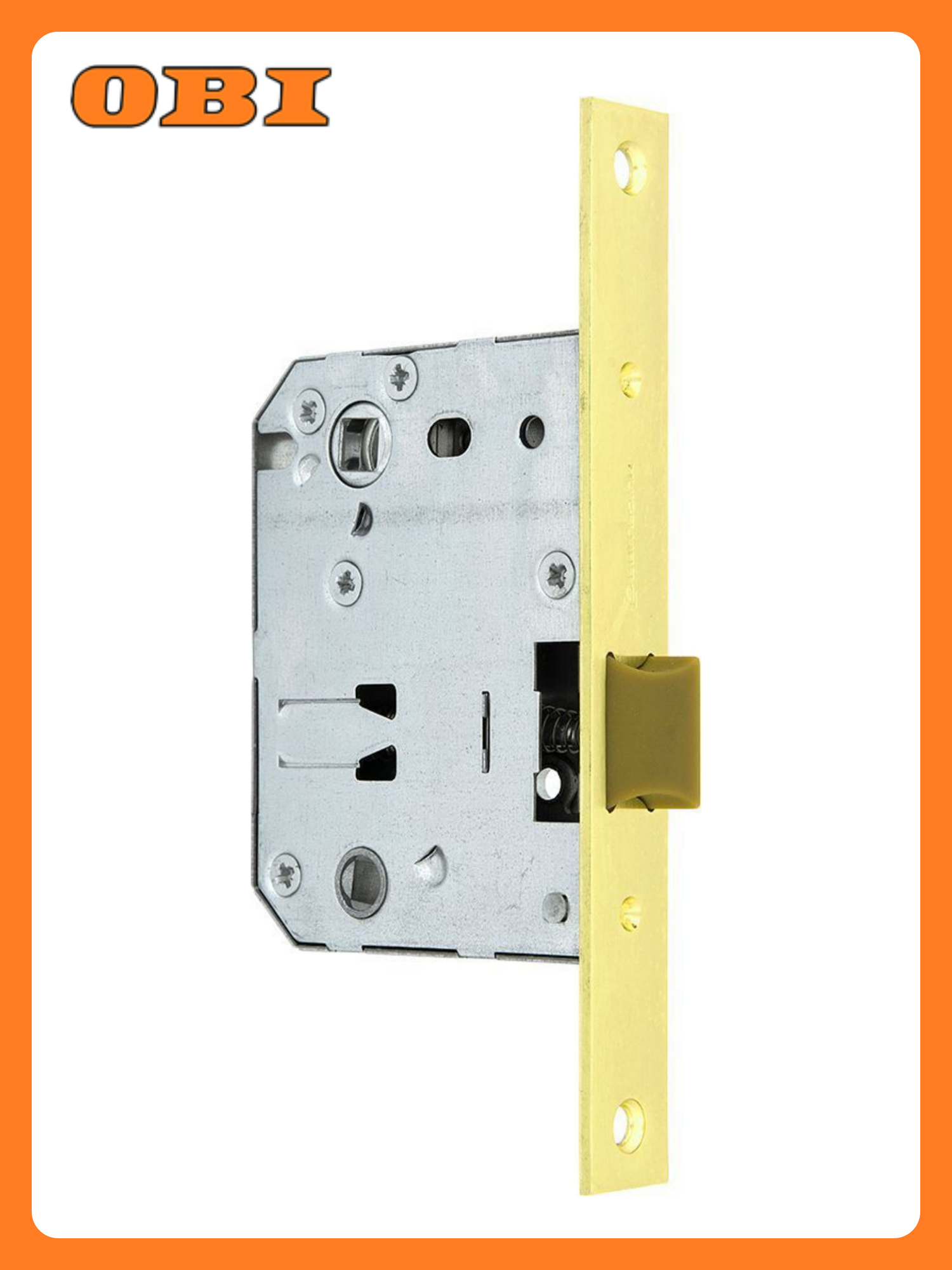 Дверная защелка Palladium 470 SB 165х20х74 мм ЦАМ матовое золото