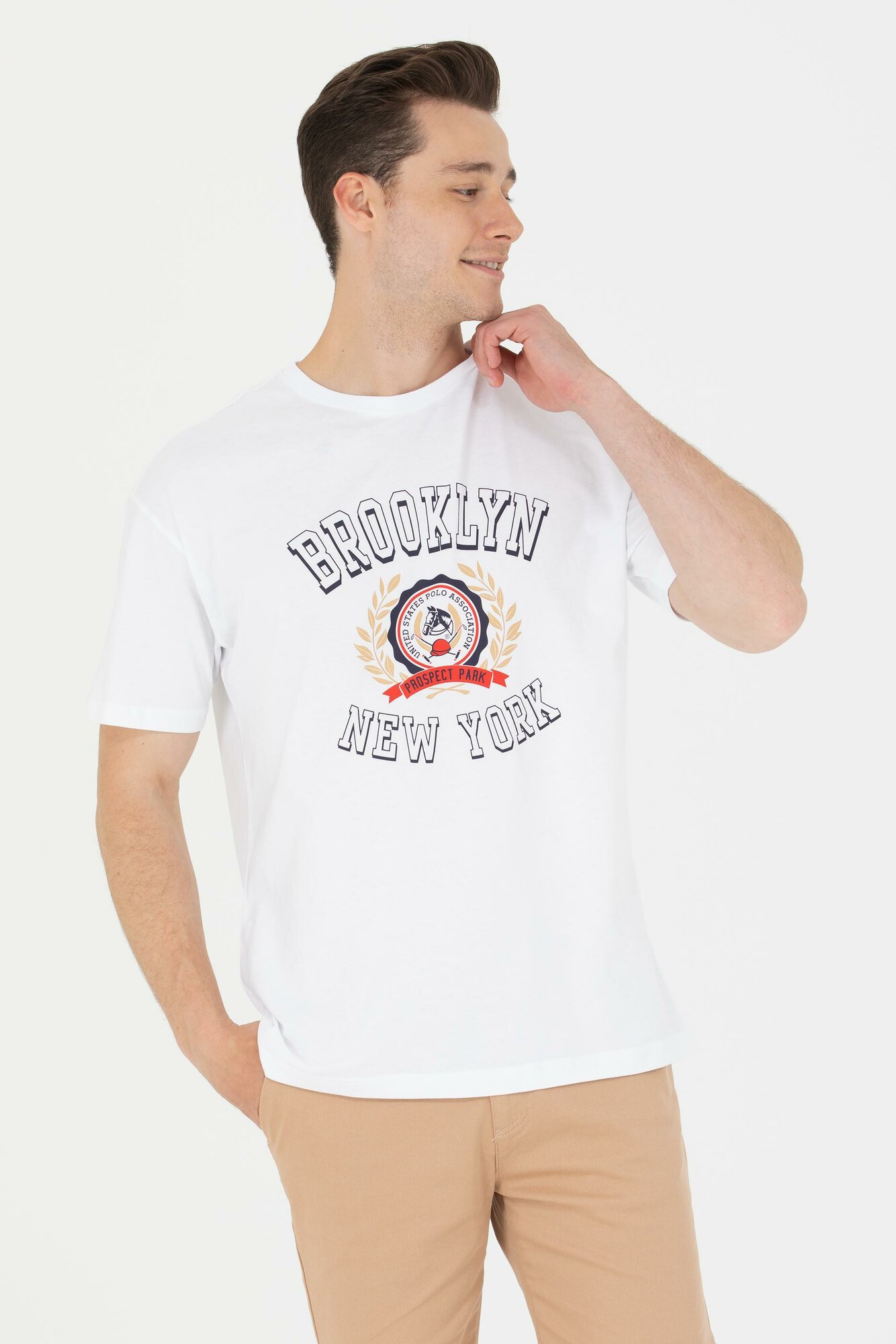 Футболка U.S. POLO ASSN., размер L, white