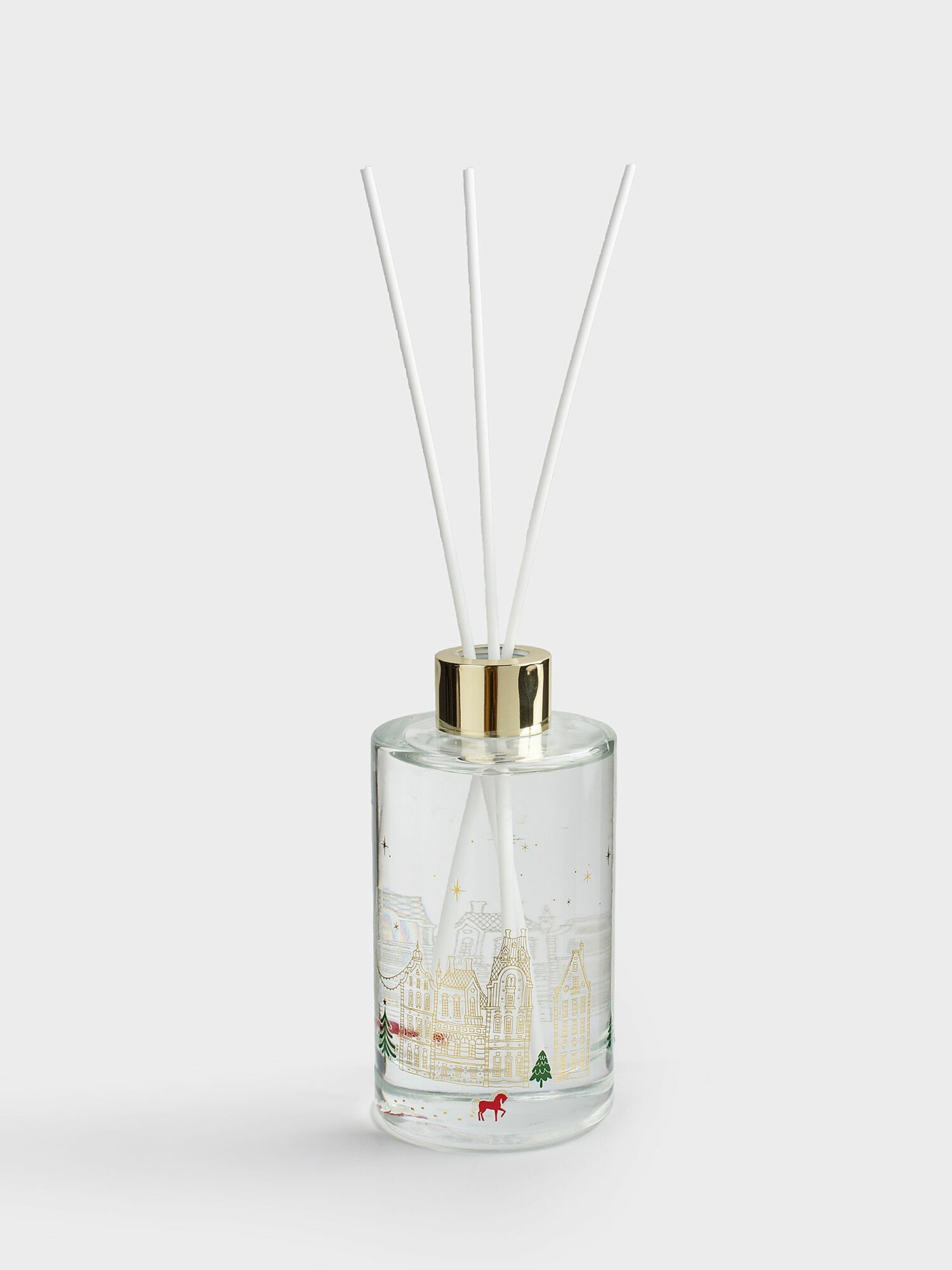 Ароматический диффузор, 200 мл, Аромат, Домики с лошадкой, Snow sparks