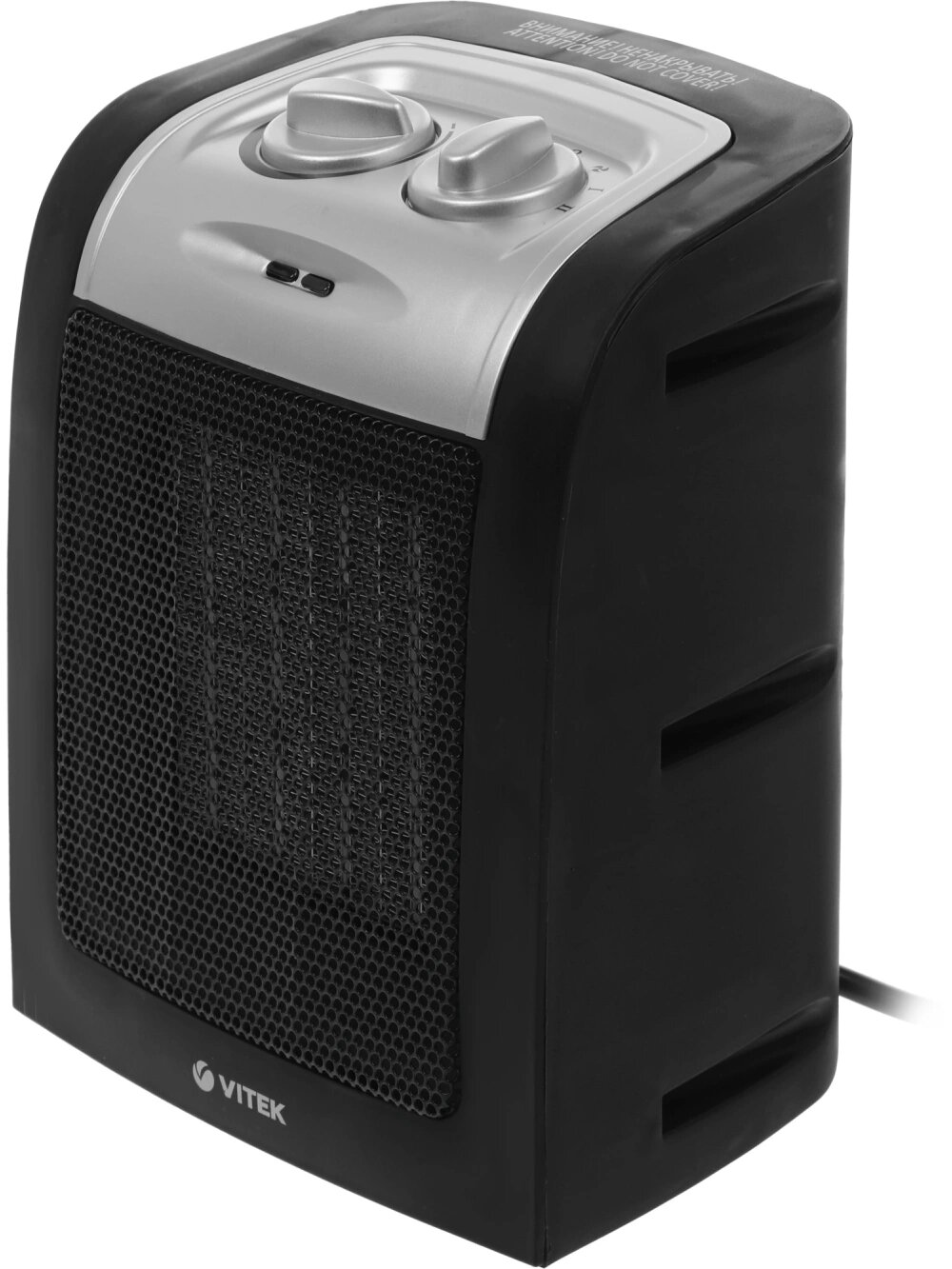 Тепловентилятор Vitek VT-2067 черный/серебристый