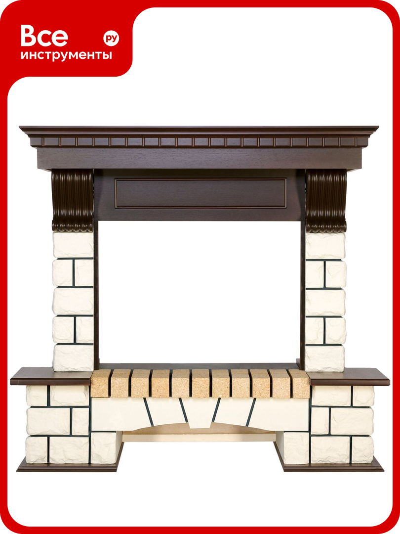 Портал Royal Flame Pierre Luxe под Dioramic 25 темный дуб 64911418