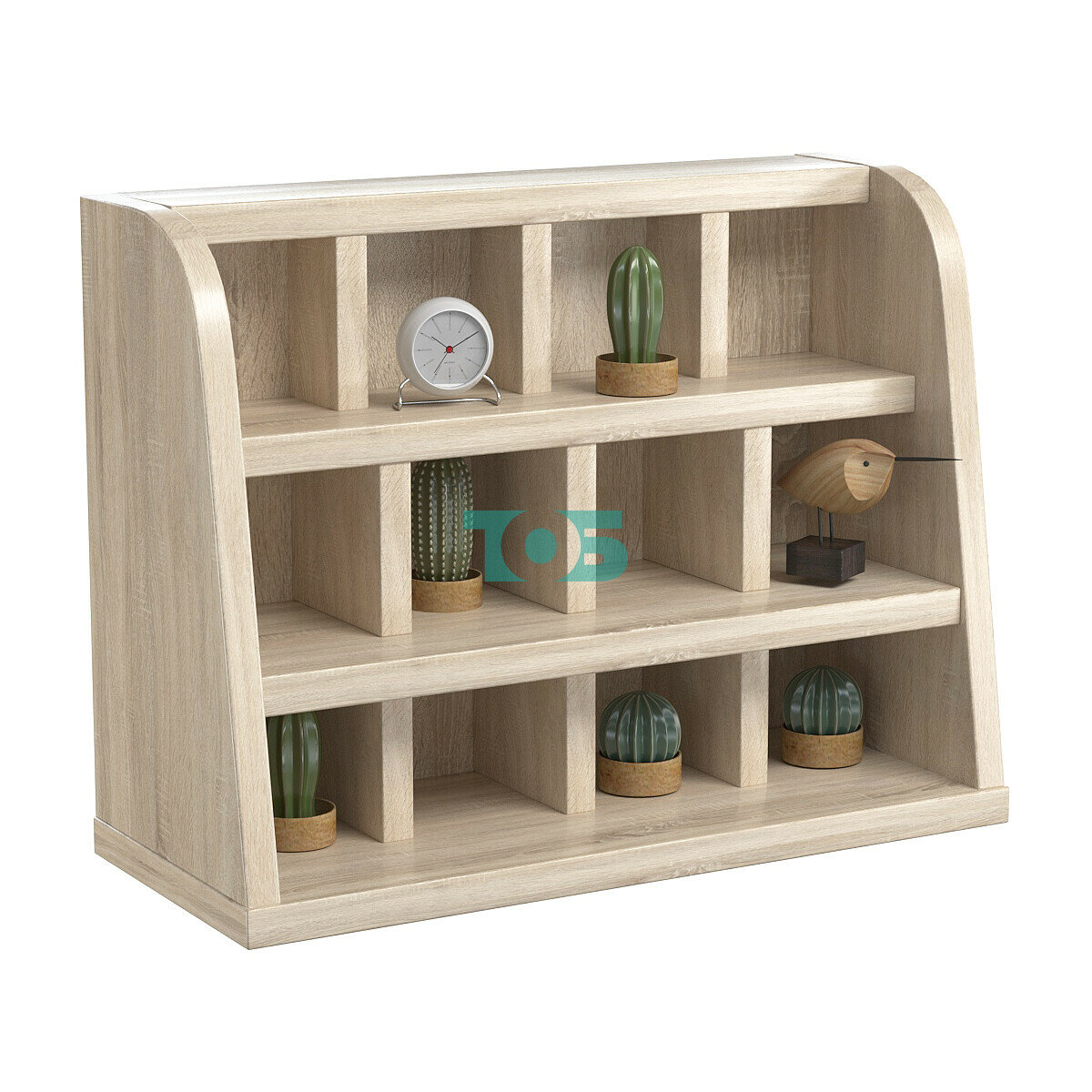 Полка настольная Вектор №10, Дуб Сонома — фото 1