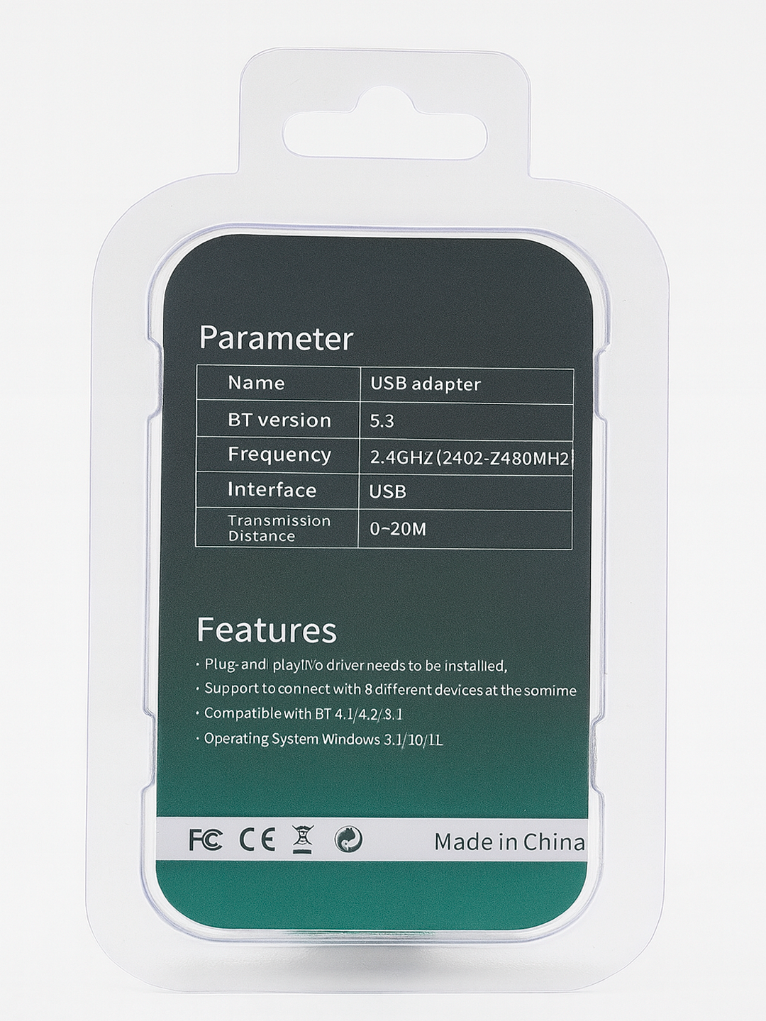 Bluetooth адаптер USB 5.3 для ПК и ноутбука — фото 1