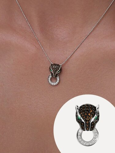 Изображение товара Подвеска, серебро, 925 проба, родирование