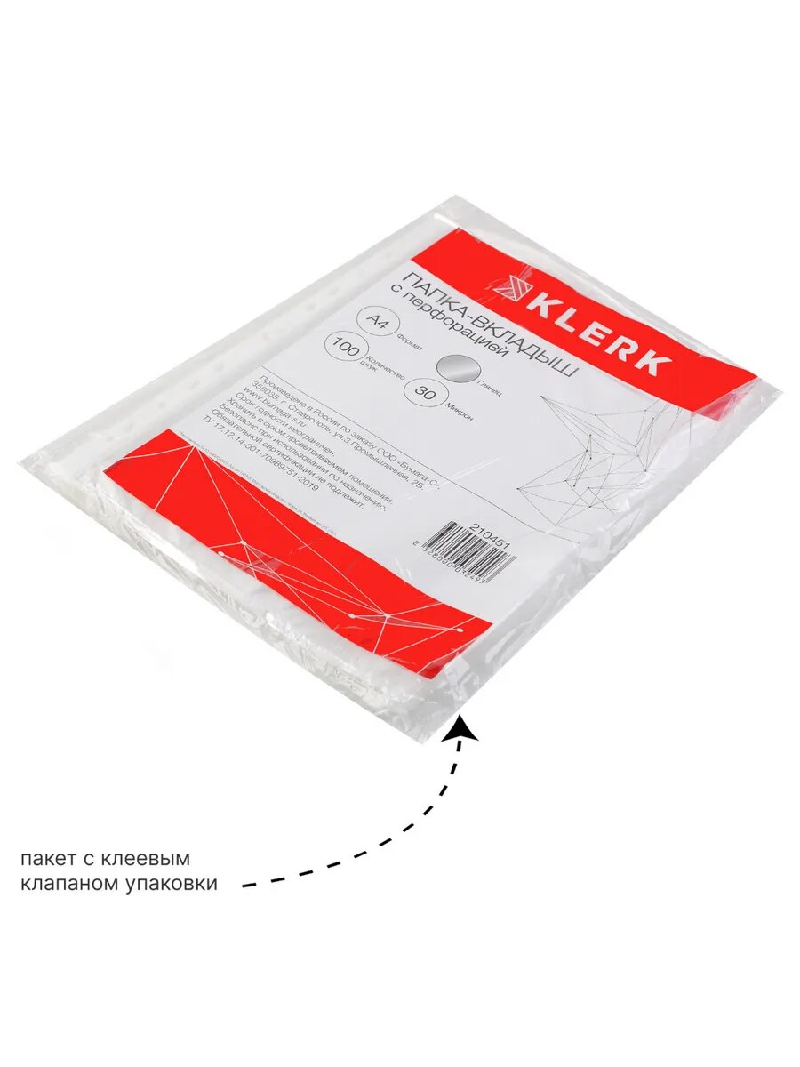 Файл А4 100 шт — фото 1