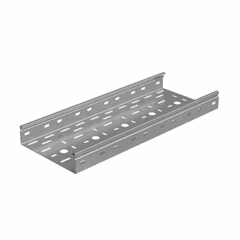 Лоток листовой перфорированный 200х50 L3000 сталь 0.7мм «Стандарт плюс» LPEplus50-200-0.7-3000 INOX304 КМ PL5119