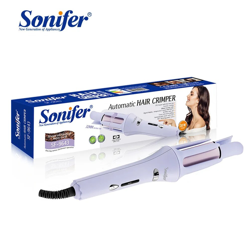 Щипцы Sonifer-9643 для волос, поворотные, для профессионального использования