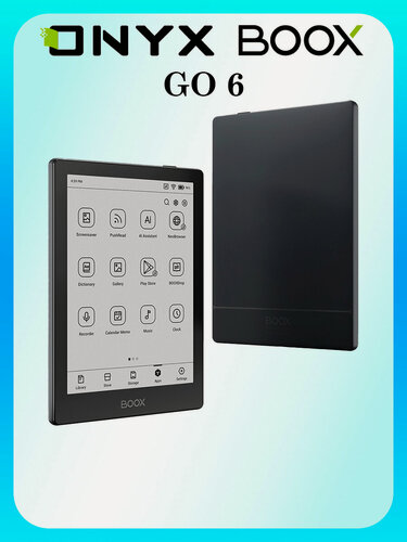 Изображение товара Электронная книга ONYX BOOX Go 6 E-Ink, 6 дюймов, Android 11