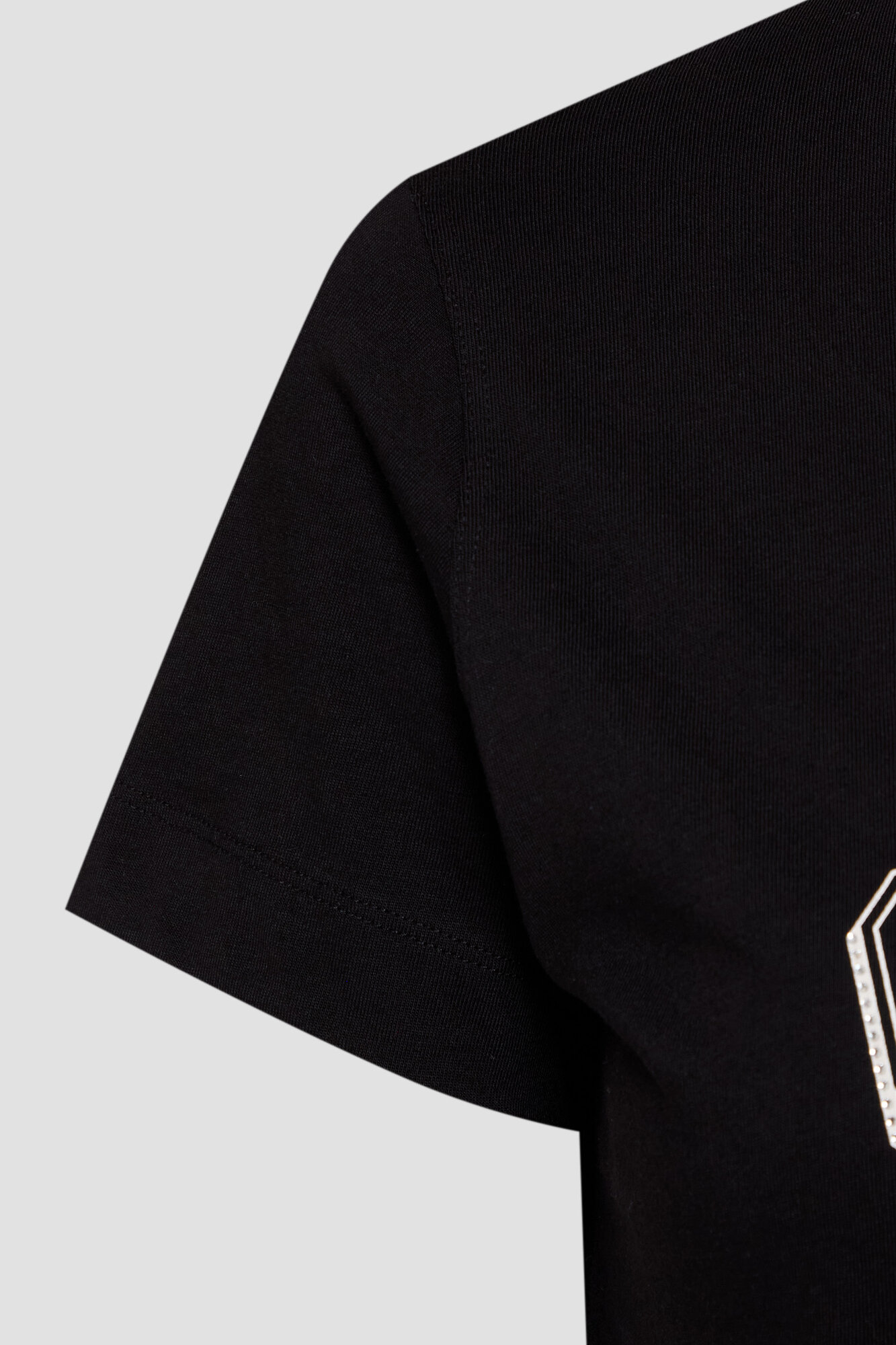 Футболка GUESS SS CN COLLEGE, размер XS, черный — фото 1