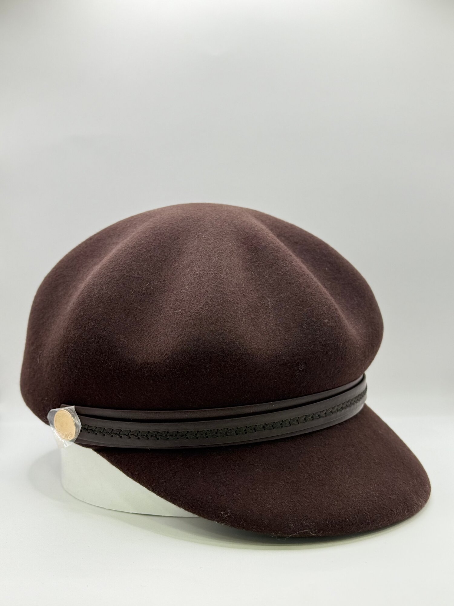 Кепка  кепка для девочек и женщин, размер 58 ( универсальный ), коричневый — фото 1