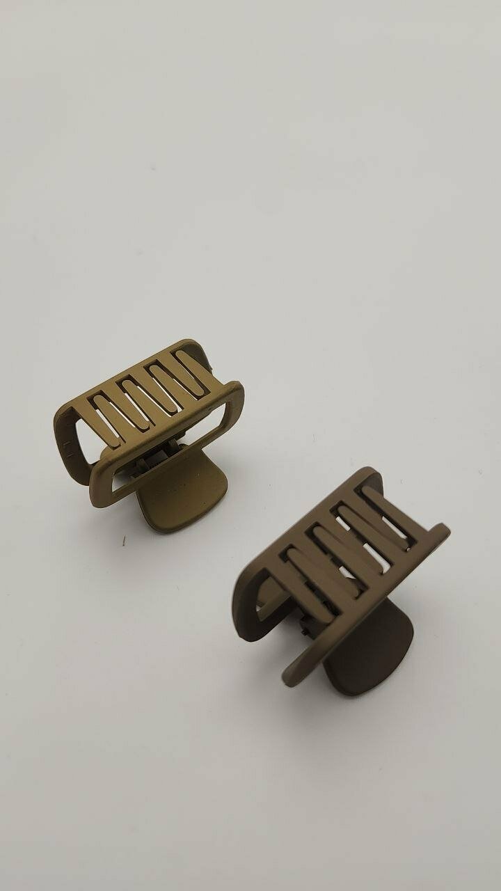 Крабики для волос, с матовым покрытием, заколка, для девочек — фото 1