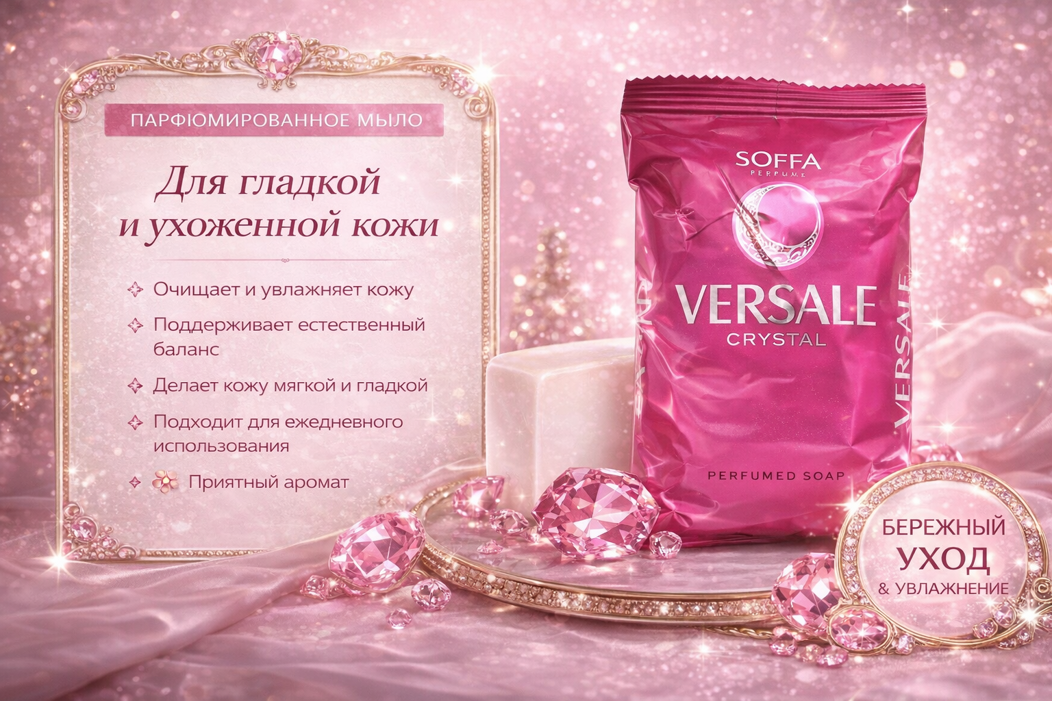 Перфорированное мыло для тело