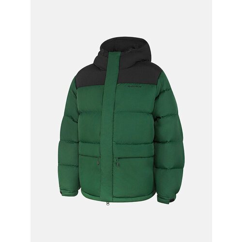 фото Пуховик streetbeat jacket basic down, размер l, зеленый темный