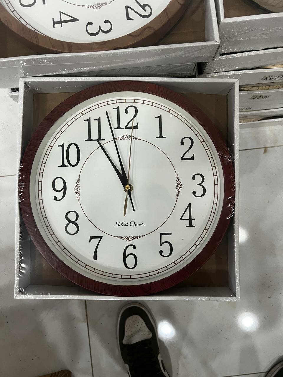 Винтажные часы с большим циферблатом для дома или офиса