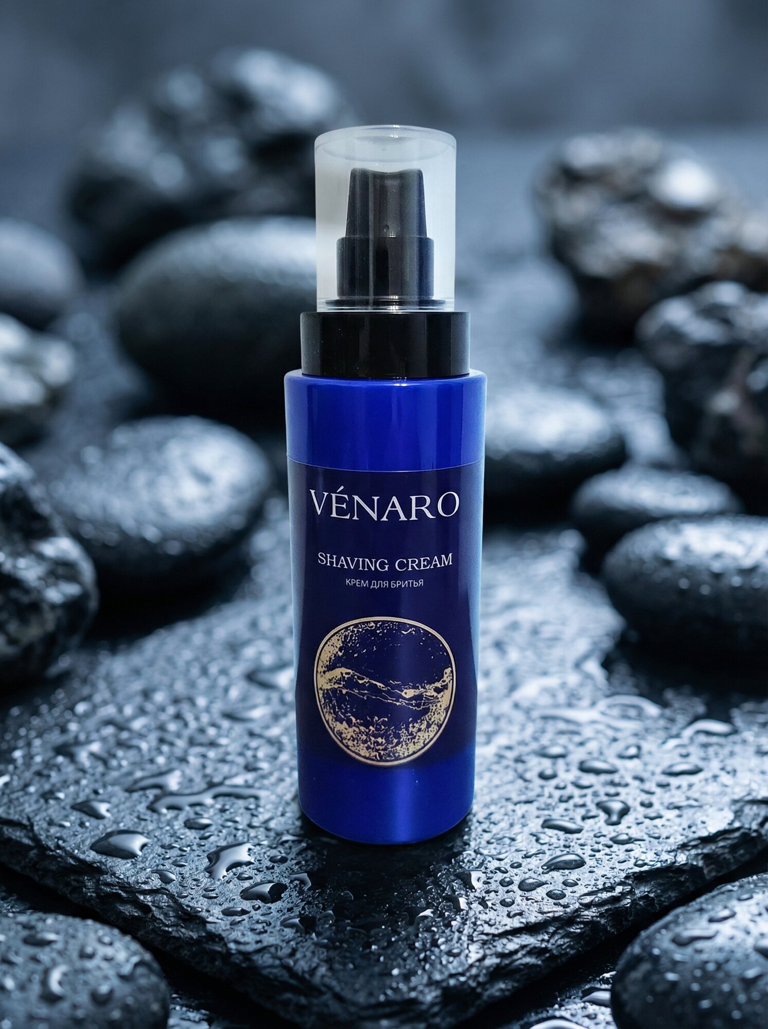 Крем для бритья для мужчин VENARO, для всех типов кожи, с дозатором, 100 мл — фото 1