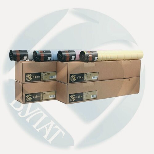 Изображение товара Тонер-картридж булат s-Line TN221K для Konica Minolta bizhub C227 (Чёрный, 24000 стр.)