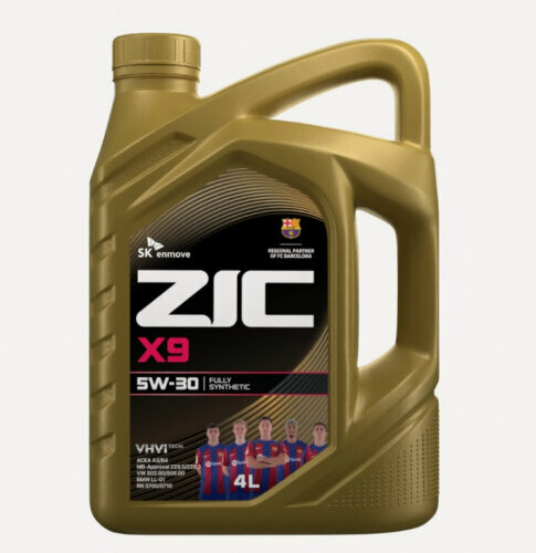 Изображение товара Моторное масло Zic X9 5W-30 синтетическое 4 л