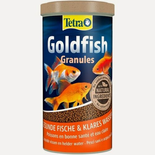 Изображение товара Корм Tetra для холодноводных и золотых рыбок Goldfish Granules в гранулах, 1 литр