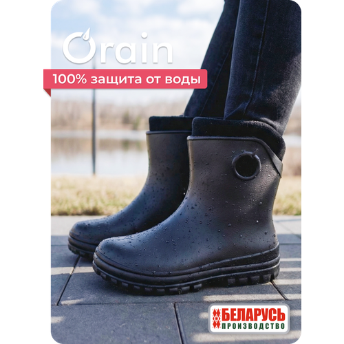 фото Сапоги orain, полнота 6 (ru)/ на среднюю стопу, размер 40, черный