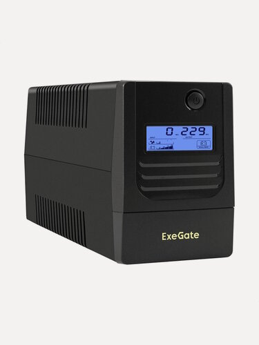 Изображение товара ИБП Источник бесперебойного питания Exegate Smart LB-650. LCD. AVR.4C13 390 Вт, Линейно-интерактивный
