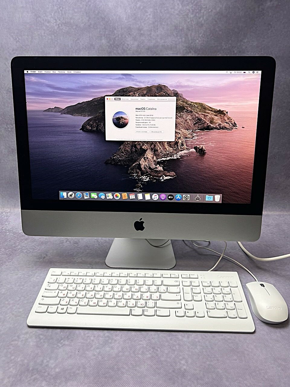 Моноблок 21.5 Apple iMac A1418 Intel Core i5 3.6GHz/RAM 8Gb/SSD 512Gb/Intel HD Graphics