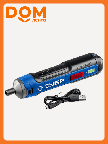 Изображение товара Отвертка аккумуляторная "ЗУБР Профессионал", Li-Ion аккумулятор, 4В, 1,5 Ач