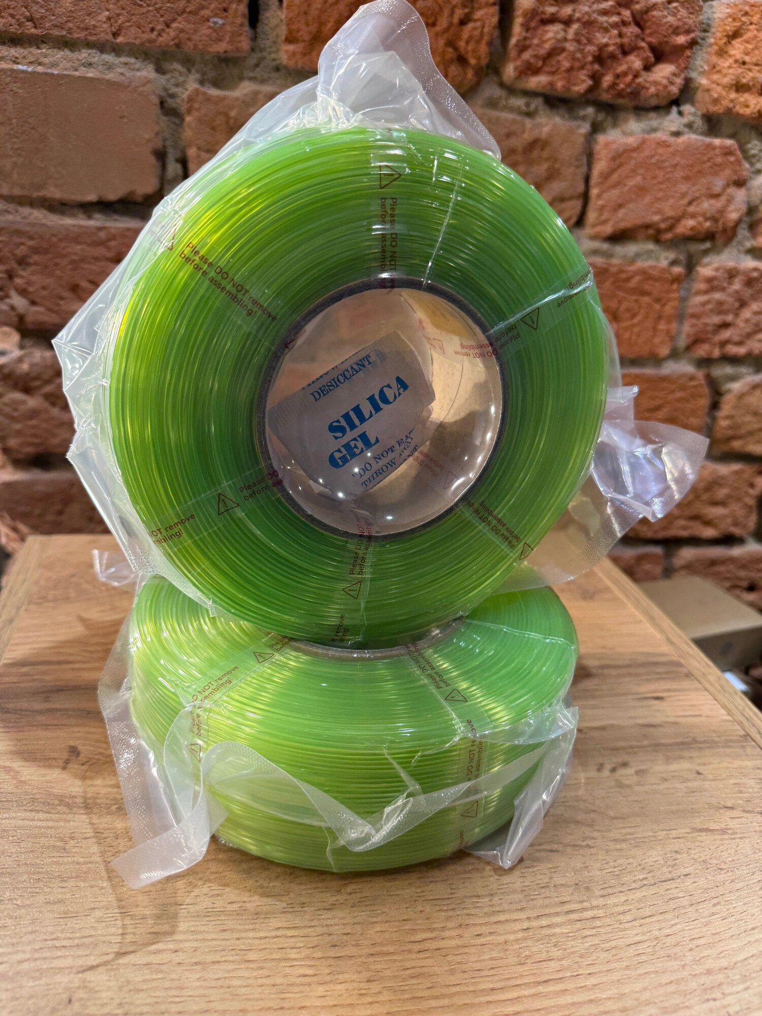 Пластик 3D Techcore PETG HF Transparent Green для 3D-принтера, филамент 1.75 мм, прозрачный зеленый, с катушкой
