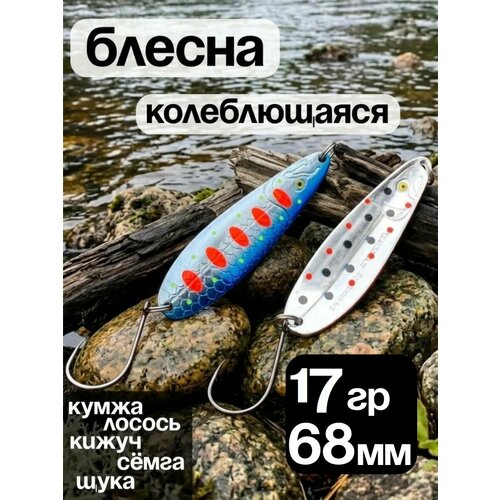 Блесна колебалка 17гр на семгу, кумжу, лосося