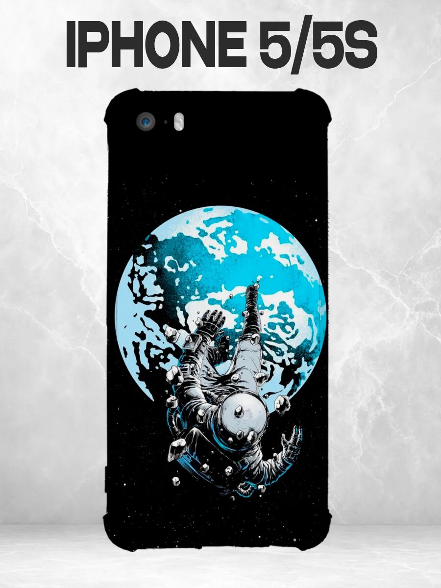 Чехол на iPhone 5/5s космонавт космос