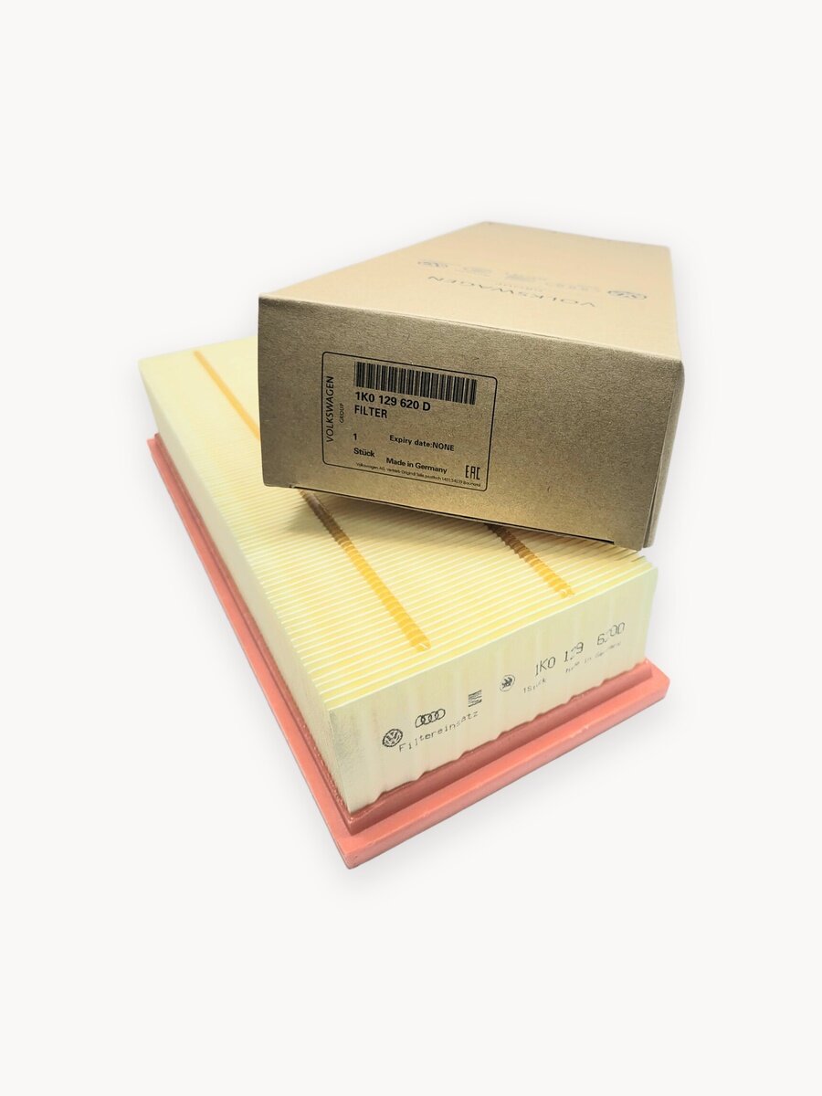Фильтр воздушный VAG 1K0129620D, для Volkswagen, Audi, Skoda, Seat, пылевой