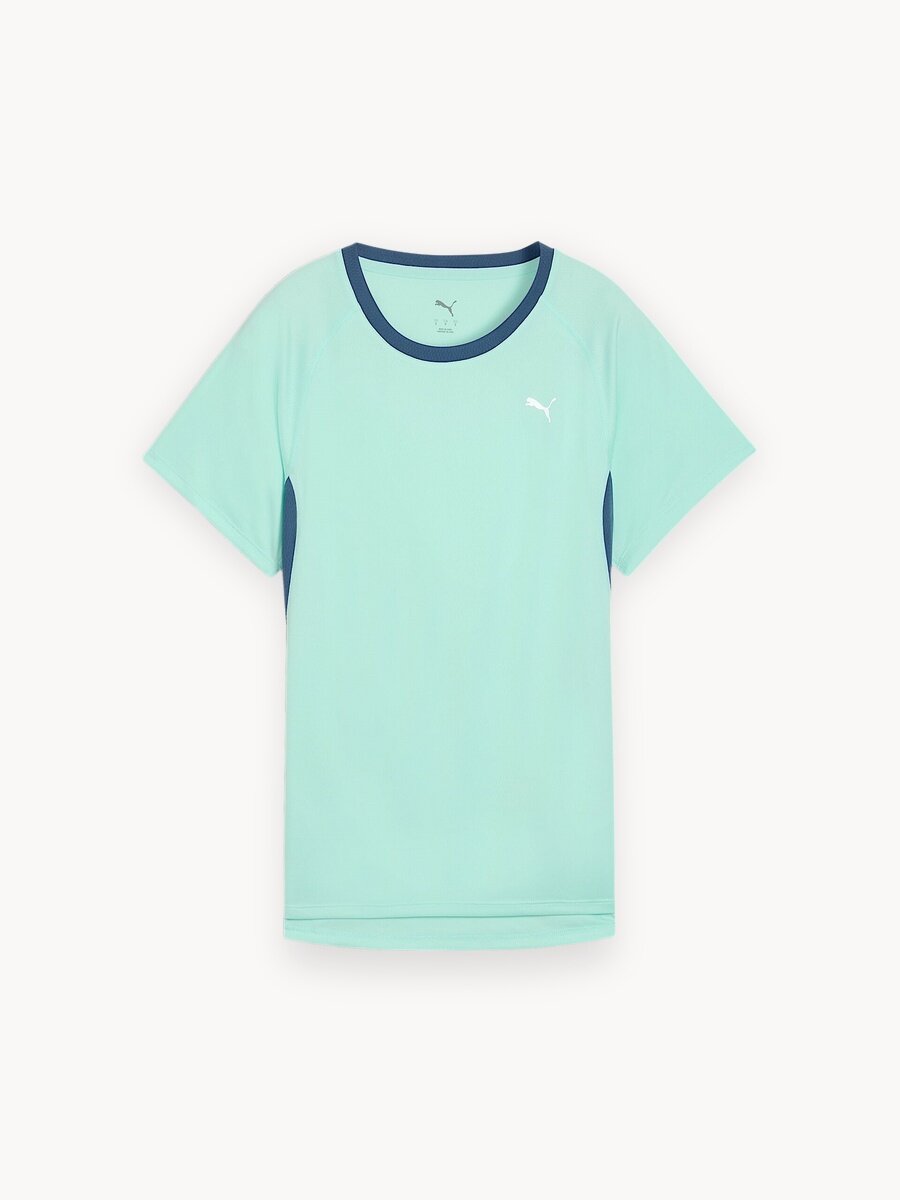 Футболка PUMA W RUN VELOCITY TEE (POLY), размер M, бирюзовый