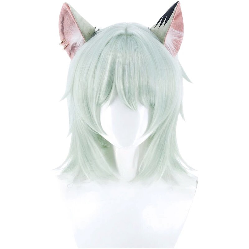 Комплект для косплея Chainsmoker Cat Mint Yaniko Satou wig1 ear 1