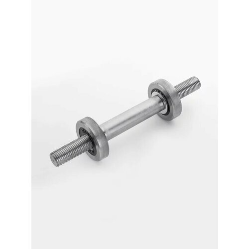 Гриф для гантели из хромистой стали атлант длина 280 мм, диаметр 26мм, гайка 0,5 кг с накаткой